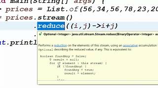 COREJAVA || JAVA-8 FEATURES || Session=7 ||reduce() method with filter map || BY Mr. RATAN SIR