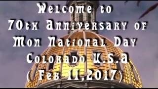 70th Mon National Day Invitation Colorado Fed-11-2017 USA