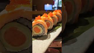 เมนูแซลมอน\u0026ทูน่า #youtubeshorts #อาหารญี่ปุ่น #ข้าวห่อสาหร่าย #youtubes #sushi