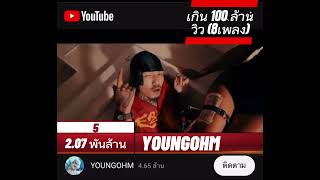 10 อันดับศิลปินไทย ที่มียอดวิวทุกเพลง มากที่สุด ใน YouTube