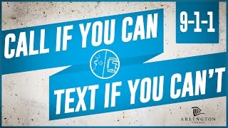PSA | Text to 911