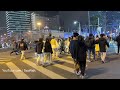 night tour walking shanghai 4k｜west nanjing road｜meilong town square｜isetan department store