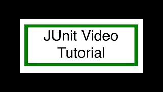 JUnit Tutorial 2 - Example 1