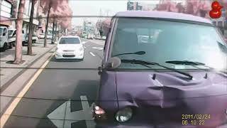 ドラレコ韓国版3ー理不尽な運転手編, Insane Drivers cause accident