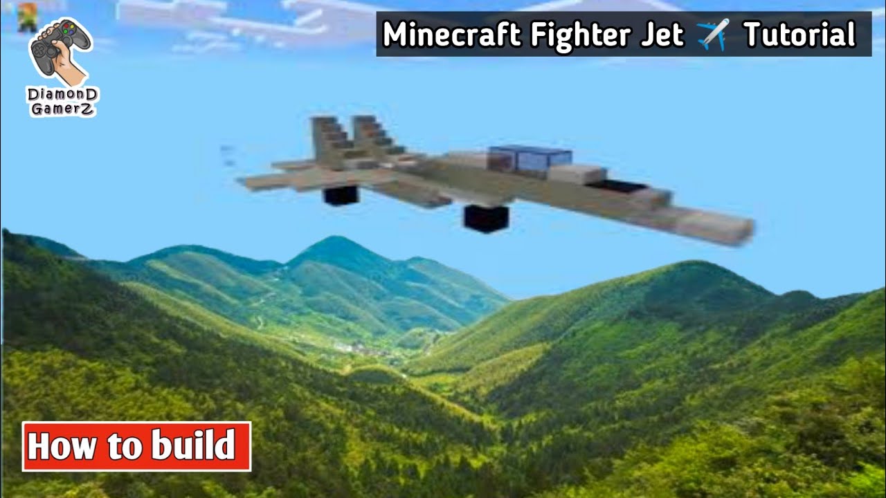 Vlog 552 Soar The Skies Minecraft Fighter Jet Tutorial Youtube