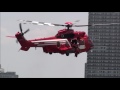 東京消防庁ヘリコプター こうのとり レスキューデモ 2017水の消防ページェント eurocopter ec225lp ja71kt fire copter rescue demo