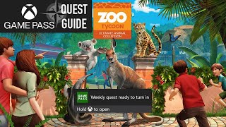 Zoo Tycoon: Ultimate Animal Collection Weekly Xbox Game Pass Quest Guide - Clean Up 11 Animal Poops