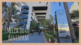 Melia Hotel Benidorm Room \u0026 Full Hotel tour inc buffet restaurant