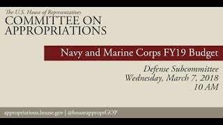 Hearing: FY19 - Navy and Marine Corps Budget (EventID=106932)