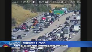 Southbound Lanes Of I-25 Reopen After Closure At RidgeGate Parkway For Crash