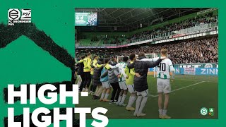 𝐖𝐚𝐭 𝐞𝐞𝐧 𝐰𝐞𝐝𝐬𝐭𝐫𝐢𝐣𝐝 🤯 Highlights: FC Groningen - PSV