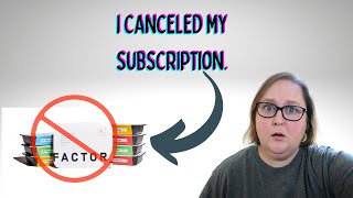 FACTOR 75 meal subscription canceled| What happened?