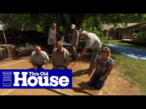 How to Build a Round Patio with a Fire Pit - This Old House How to Build a Round Patio with a Fire Pit - This Old House