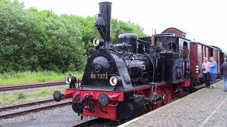 Br 89 7373 und Br 332 066 mit Sonderzug zum Fränkischen Röhn Museum nach Fladungen