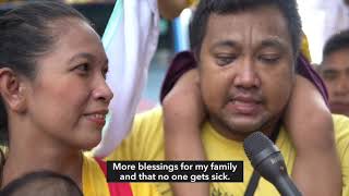 Black Nazarene devotees seek blessings during procession of replicas