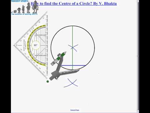 Locating the Centre of A Circle Locating the Centre of A Circle