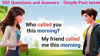 English Speaking Practice | Questions and Answers - Simple Past Tense | English Conversation