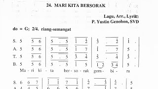 MARI KITA BERSORAK || Lagu Pembukaan Natal || Lagu, Arr, Lyrik, P. Yustin Genohon, SVD