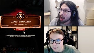 IMAQTPIE'S GAME GETS TERMINATED MID-GAME FOR A CHEATER DETECTED IN HIS GAME | TH