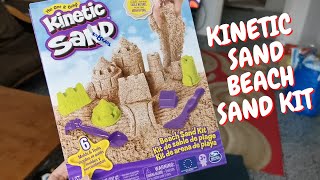 Kinetic Sand Beach Sand Kit | Unbox & Play