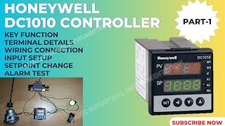 Honeywell dc1010 controller part-1| Wiring diagram and key function | set point change #dc1010