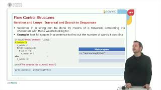 Iteration and loops: travesal and search | 66/83 | UPV