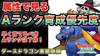 【ドラクエタクト】まずは７体育てろ！属性で考えるAランク育成優先度【無課金攻略】