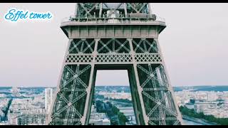 পাখির চোখে আইফেল🗼টাওয়ার পারিস শহর l effel tower from drone