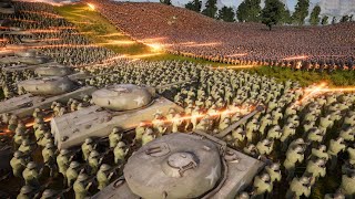 Entire US Army VS 2 Million Roman Soldiers - Ultimate Epic Battle Simulator UEBS 2