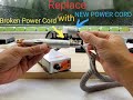 How to repair power cable cord wire - Medicool Pro Power 20K handpiece drill