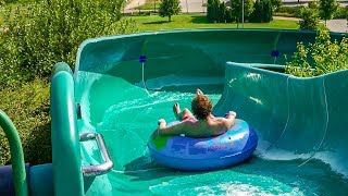 Annagora Aquapark - Crazy River II | Canyon Waterslide Onride POV