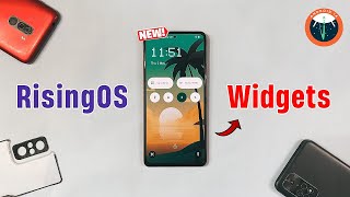 RisingOS Android 14 Redmi Note 10 Pro : LockScreen Widgets