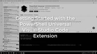 Getting Started with the PowerShell Universal Visual Studio Code Extension
