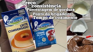 Testando leite condensado e creme de leite Damare. É bom? Vale o preço? Brigadeiro de chocolate