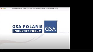 GSA Polaris GWAC Industry Forum - October 2021