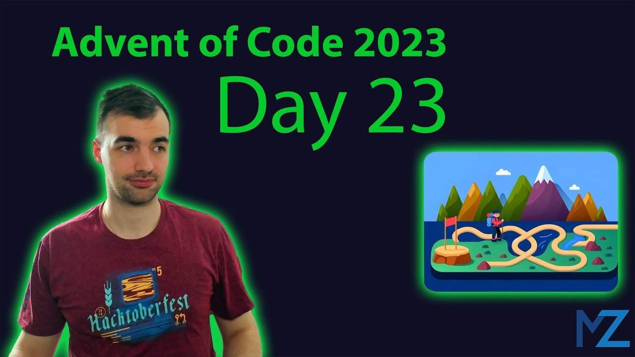 Advent Of Code 2023 Day 23 A Long Walk Youtube