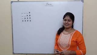 Best Patterns Questions In Java (Star Pattern -6 ) java tutorials for beginners in hindi
