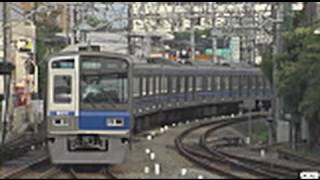 【西武鉄道】(WMV720 HD)30000系を追い抜く6000系　沼袋駅で撮影