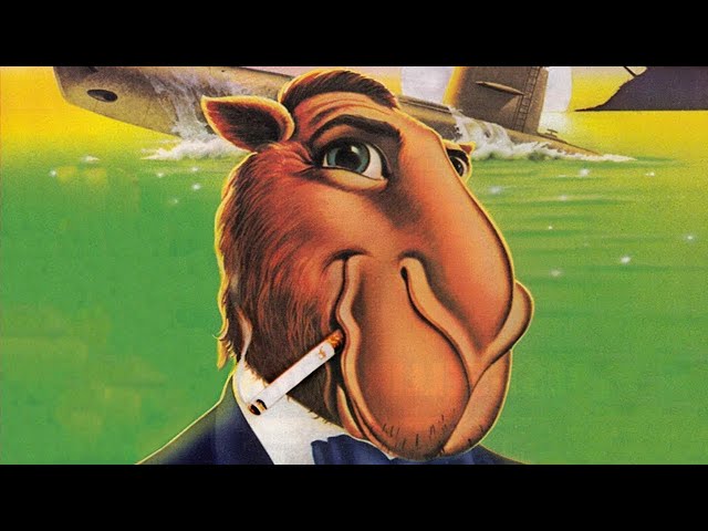 Camel Cigarette Cartoon Vintage Camel Cigarette Sign
