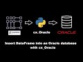 Insert pandas Dataframe into Oracle database using python cx_Oracle