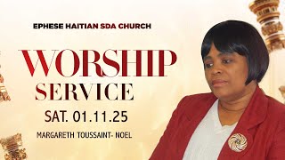 Worship Service | 01-11-25 | Mme Margareth Toussaint Noel