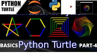 Python Turtle(PART-4)| Python turtle graphics|python turtle for beginners |CodeWithTuqi