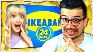 Burján Fanni Továbbra Sem Kegyelmez! *24 ÓRA* Az IKEA-ban! 😭🇸🇪 | Reakció