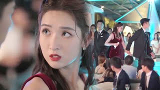 Cinderella stunned everyone in a red dress, CEO got jealous and took her away!