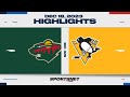 NHL Highlights | Wild vs. Penguins - December 18, 2023