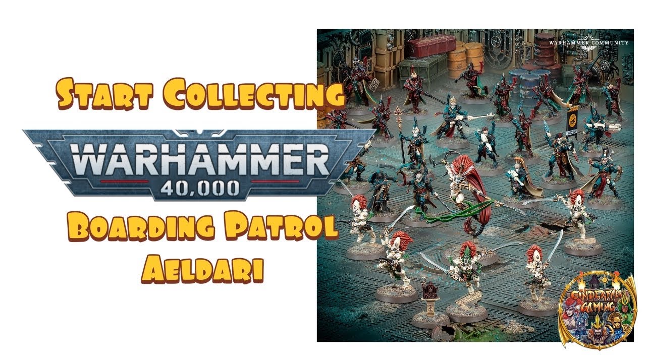 Start Collecting Warhammer 40,000 Boarding Patrol: Aeldari - YouTube