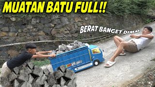 DITDIM TES MUATAN BATU FULL DI TRUK BARUNYA, DIMAS SAMPAI NYERAH!!