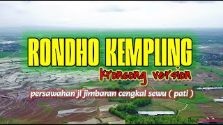 RONDHO KEMPLING || tindak pundi mbak ayu || kroncong version #kroncong #sjrcf22s #drone #musicjawa