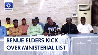 Benue Elders Fault Tinubu's Ministerial Lists