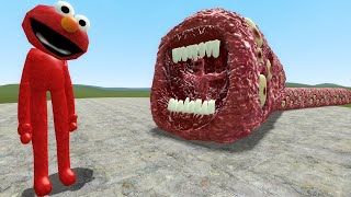 ELMO vs NEW GIANT TRAIN EATER WITH 100+ CARRIAGES!! Garry's Mod
